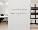 Some People Dream of Quotes Wall  Art Stickers